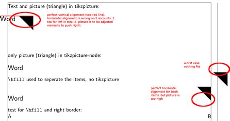 tikz pgf - How to align text and picture horizontally and vertically ...