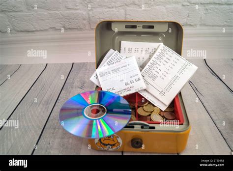 cash box vouchers dvd  euros obligation  sales check stock