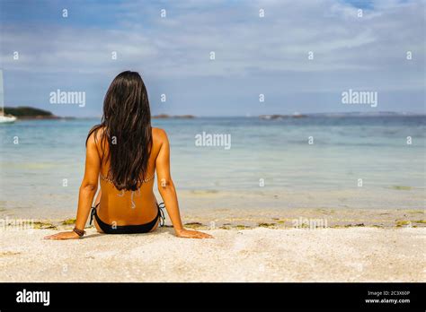 Tanned Woman And Bikini Hi Res Stock Photography And Images Alamy