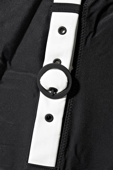 SOLID STRIPED The Jean hoch sitzendes Bikini Höschen mit Gürtel THE OUTNET