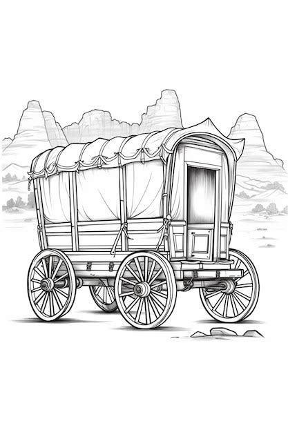 how to draw a stagecoach