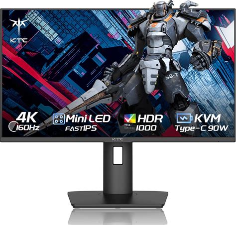 KTC 27 Inch 4K Gaming Monitor, Mini LED Monitor, Fast IPS, HDR1000 ...