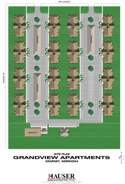 Site Plan Grandview Apartments M Timm Development Inc