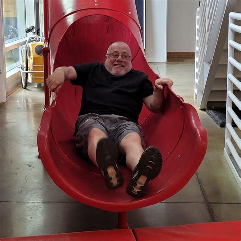 Psbattle Man On A Slide Rphotoshopbattles