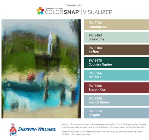 I Found These Colors With Colorsnap® Visualizer For Iphone By Sherwin Williams Lemongrass Sw