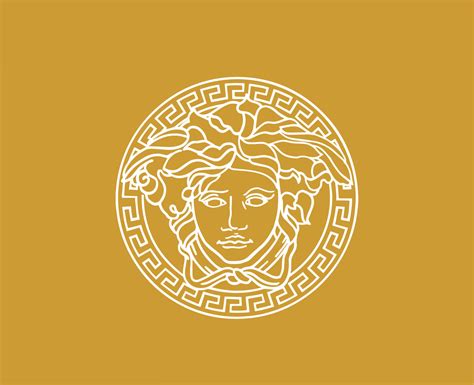 Versace Brand Symbol White Logo Clothes Design Icon Abstract Vector