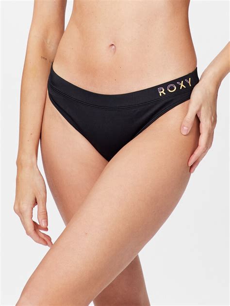 Roxy Dół od bikini ERJX404567 Czarny Modivo pl