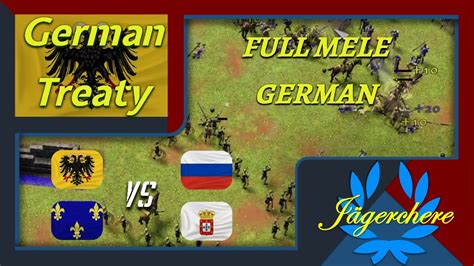 FULL MELE GERMANS 2v2 Treaty With German AOE III DE YouTube