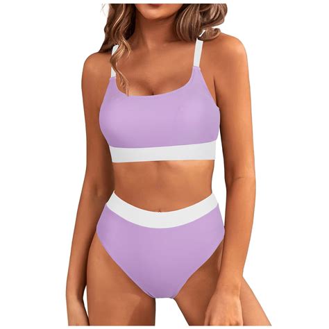 Womens Split Body Swimsuit For Bikini Color Matching Slim Beach Swimsuit For Swimsuit Walmart