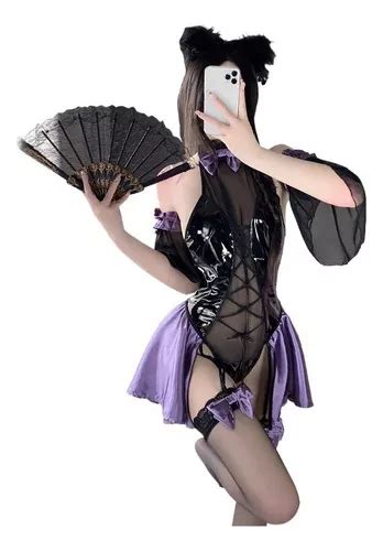 Cos Erotic Lingerie Patent Leather Uniform Secondary New MercadoLivre