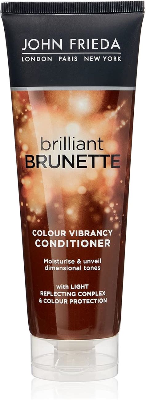 John Frieda Brilliant Brunette Colour Protecting Moisturising Conditioner Ml Amazon Co Uk