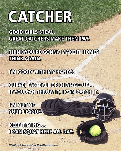 Softball Quotes For Catchers