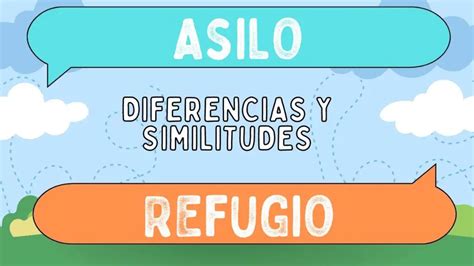 O Que Significa Asilo - Diferencias entre asilo y refugio