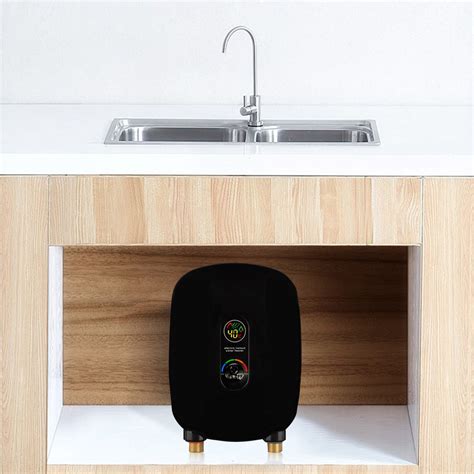 Mkyiongou Instant Electric Tankless Mini Hot Water Heater Home Kitchen Bathroom V W
