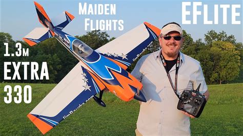 E Flite Extra 330 SC 3D 1 3m 4X Maiden Flights YouTube