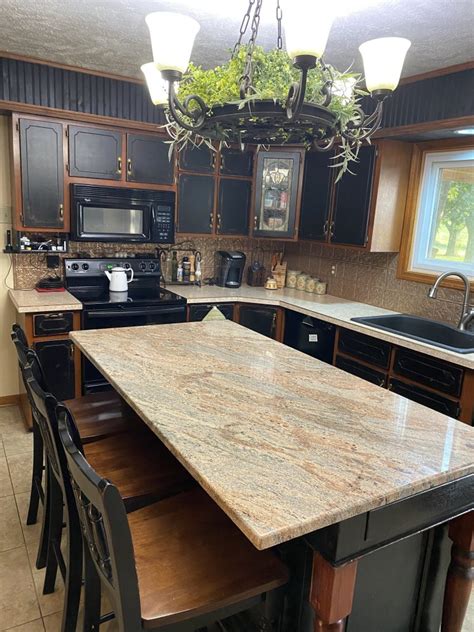 Salina KS Granite Indian Juparana JR Granite Kansas Custom Countertops