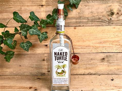 The Naked Turtle White Rum Table Top Tiki Torch Etsy