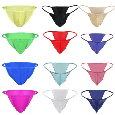 LINGERIE HOMME POCHE bombée string bikini slips G srting sous vêtements maillots de bain strings