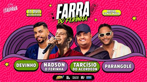 Farra Do Ferinha Ao Vivo Nadson O Ferinha Tarc Sio Do Acordeon