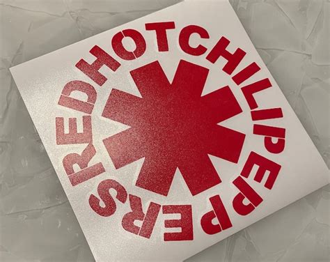 Red Hot Chili Peppers Sticker Etsy