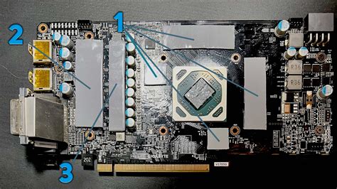 Radeon RX 580 GAMING 8G толщина термопрокладок