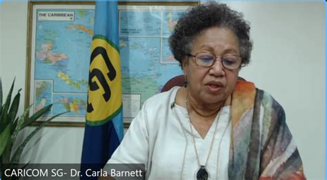 Opening Remarks By CARICOM Secretary General Dr Carla Barnett At The