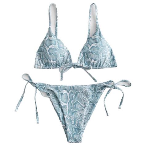 Set Women Bikini Padded Swimming Suit Two Piece Swimwear Dual Side Bikini Set Leopard Print