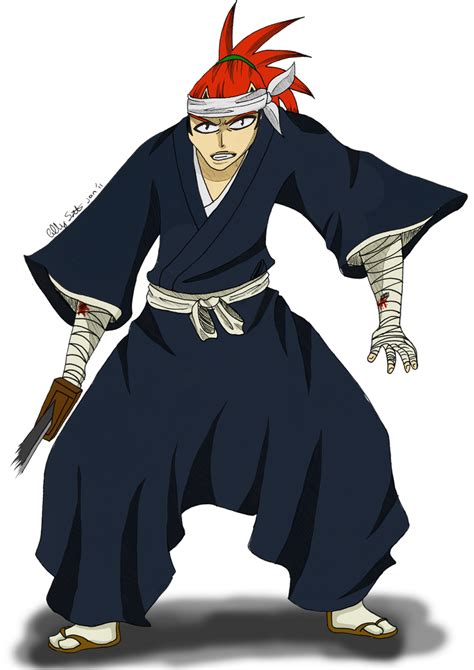 Abarai Renji Lineart By Feynix On Deviantart