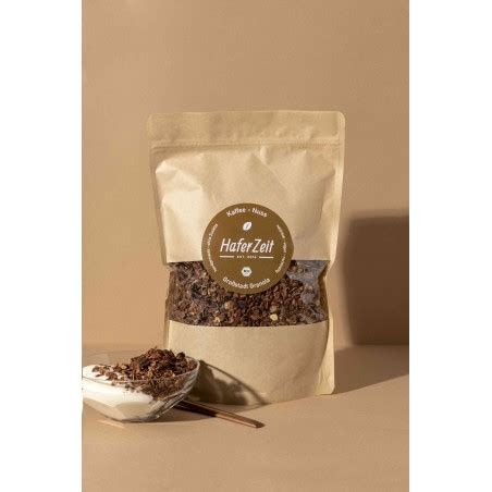 Bio Granola Kaffee Nuss Gr E Verpackung