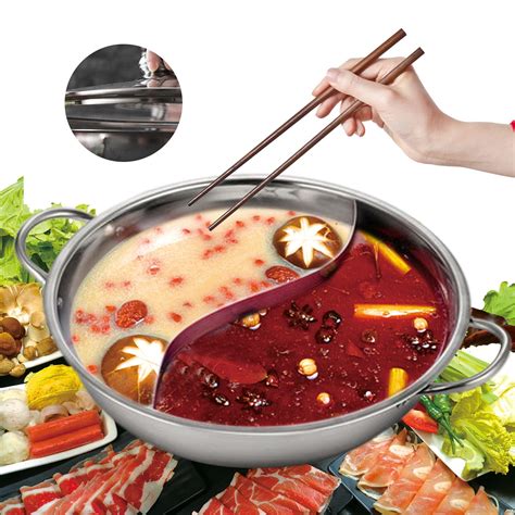 Stainless Steel Pot Kit Shabu Shabu Hot Pot W Glass Lid Hot Plate Cookware Set Walmart