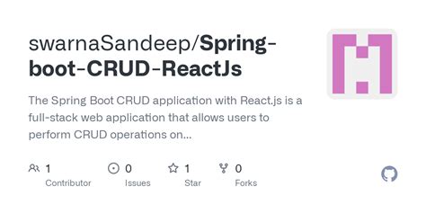 Github Swarnasandeep Spring Boot Crud Reactjs The Spring Boot Crud