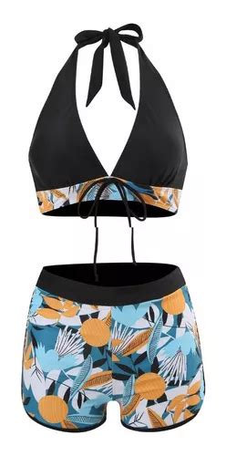 Traje De Ba O Dos Piezas Talle Alto Bikini Ba Ador Para Dama Cuotas Sin Inter S