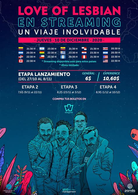 Love of Lesbian dará concierto vía streaming en más de países del continente americano