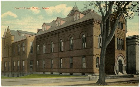 Court House Salem Mass This Postcard Shows A View Of Th Flickr