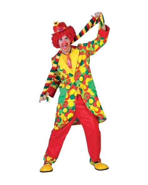 clown  het rood geel en groen