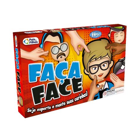 Jogo Face Face Infantil Tabuleiro Montar Rostos Divertido Pais