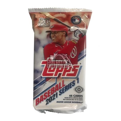 2021 Topps Series 1 Baseball Hta Hobby Jumbo Pack Steel City Collectibles