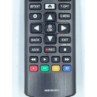 รีโมททีวี LG รุ่น AKB74915311/AKB75375609 รุ่นและปุ่มคำสั่งที่ ...
