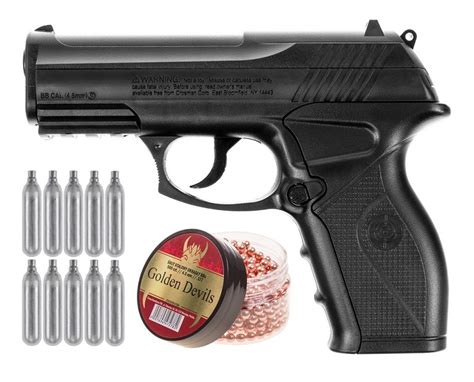 Wiatrówka Pistolet Crosman C11 4 5 ZESTAW BB 10x CO2 C11 set