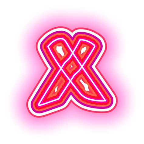 Neon Pink Alphabet Letters 33553733 Png