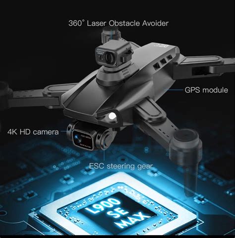 L900 Pro SE MAX Drone 4K Professional With Camera 5G WIFI 360 Obstacle ...