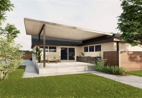 versiclad attached skillion roof