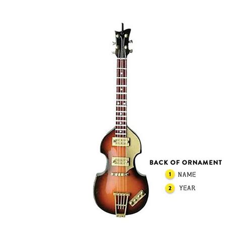 Paul McCartney Bass Guitar Ornament | Paul mccartney, Bass guitar, Guitar