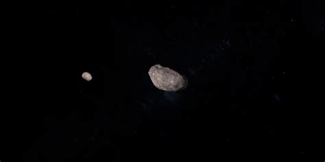 varuna transneptunian object  moon orbiting  stock photo