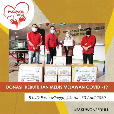 Donasi Kebutuhan Medis Melawan Covid 19 Rsud Pasar Minggu Jakarta