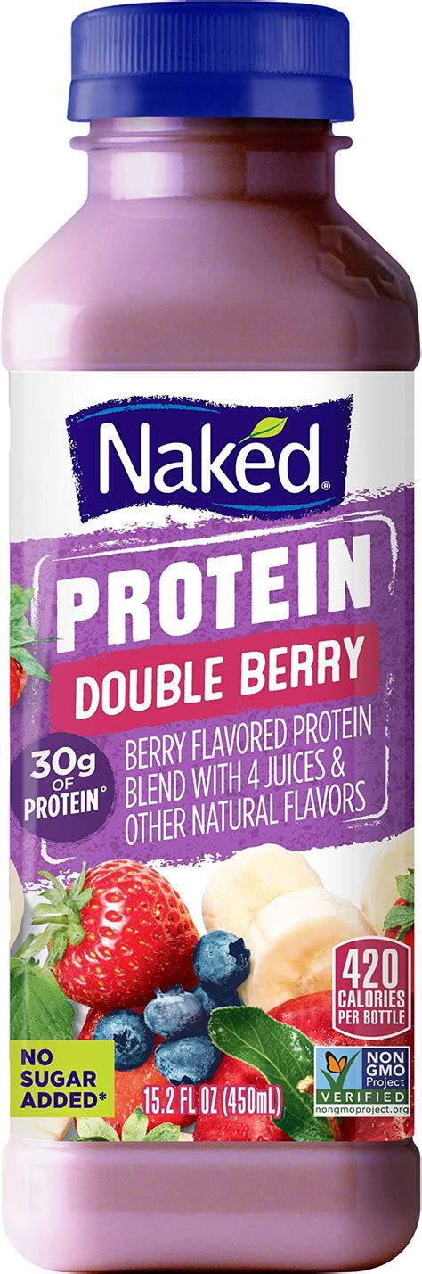 Amazon Naked Juice Double Berry Protein Zone 15 2 Oz Grocery Gourmet Food