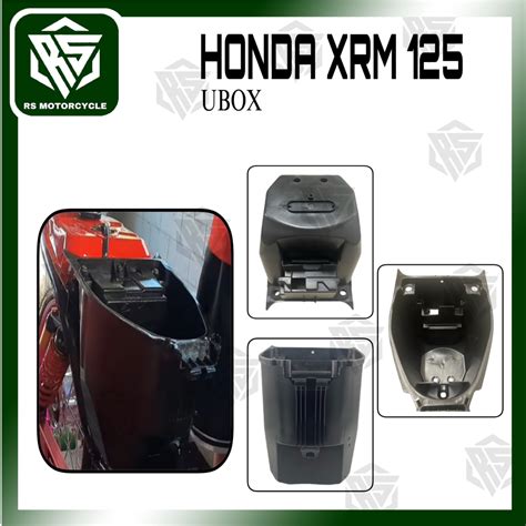 RIDE SAFE MOTORCYCLE PARTS UBOX FOR XRM 110 AND XRM 125 A91 Shopee