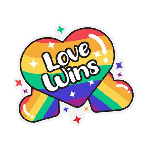 Free Customizable Pride Day Stickers | DocHipo