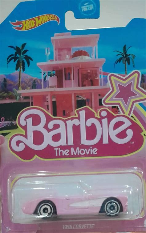 Embalagem Danificada Hot Wheels Barbie The Movie Corvette