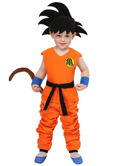 Toddler Dragon Ball Z Goku Costume Kids Anime Goku Halloween Costume